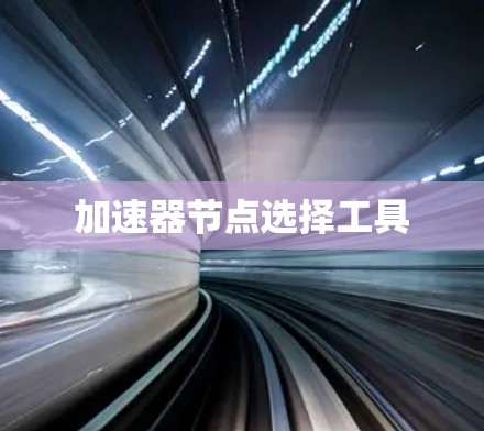 加速器节点选择工具