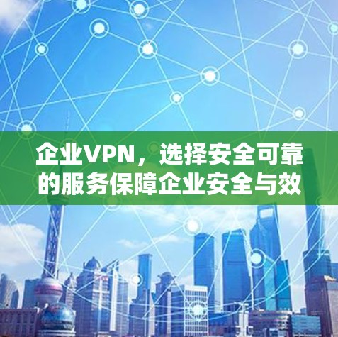 企业VPN，选择安全可靠的服务保障企业安全与效率