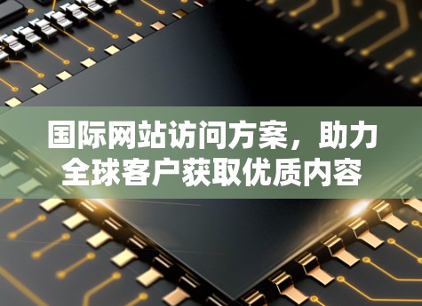 国际网站访问方案，助力全球客户获取优质内容