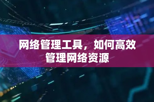 网络管理工具，如何高效管理网络资源