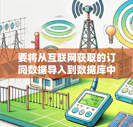 要将从互联网获取的订阅数据导入到数据库中，可以按照以下步骤进行